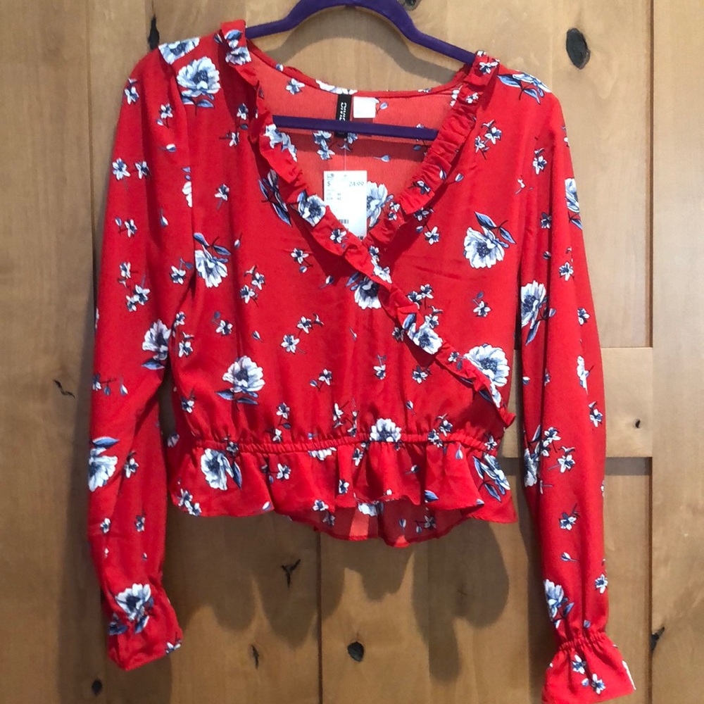 Flowered blouse